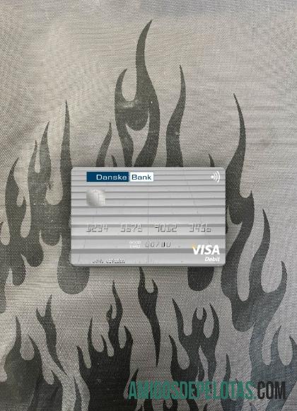 Lituânia Danske Bank Visa Cartão de Débito Photolook Front amostra